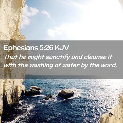 Ephesians 5:26 KJV Free Bible Images