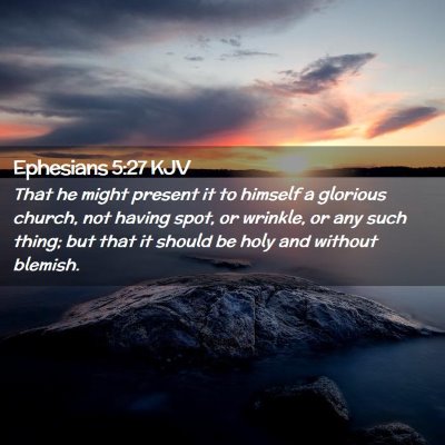 Ephesians 5:27 KJV Free Bible Images