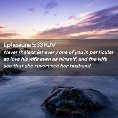 Ephesians 5:33 KJV Free Bible Images