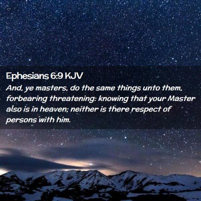 Ephesians 6:9 KJV Free Bible Images