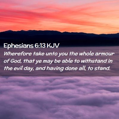 Ephesians 6:13 KJV Free Bible Images