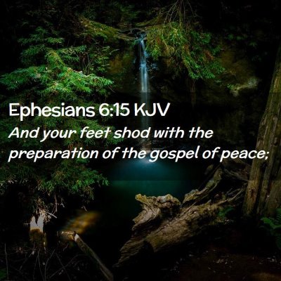 Ephesians 6:15 KJV Free Bible Images