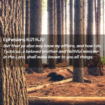 Ephesians 6:21 KJV Free Bible Images