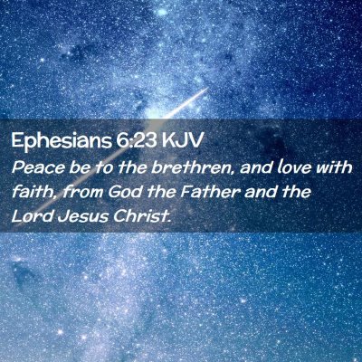 Ephesians 6:23 KJV Free Bible Images