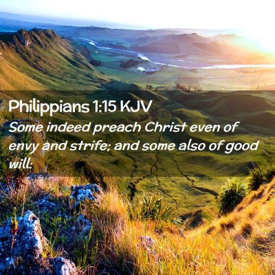 Philippians 1:15 KJV Free Bible Images