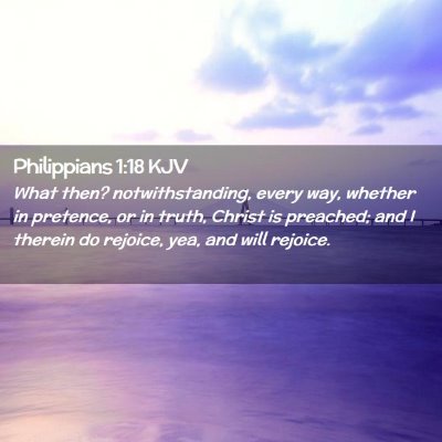 Philippians 1:18 KJV Free Bible Images