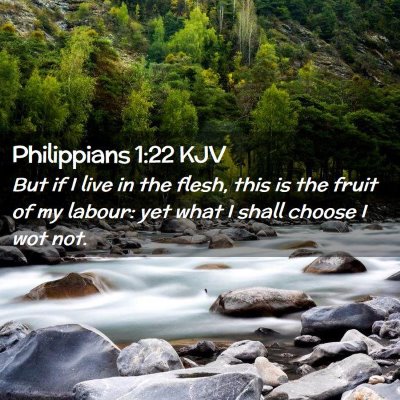 Philippians 1:22 KJV Free Bible Images