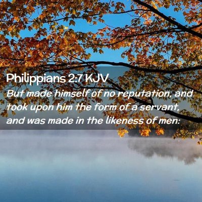 Philippians 2:7 KJV Free Bible Images