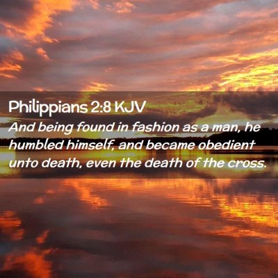 Philippians 2:8 KJV Free Bible Images