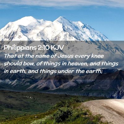 Philippians 2:10 KJV Free Bible Images