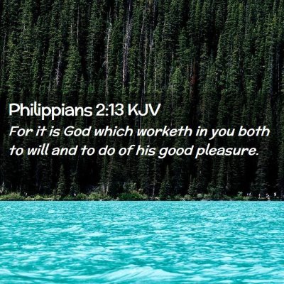 Philippians 2:13 KJV Free Bible Images