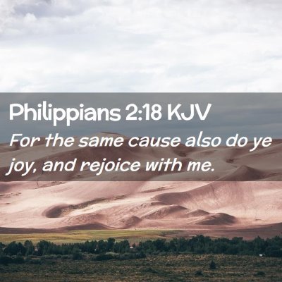 Philippians 2:18 KJV Free Bible Images