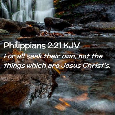 Philippians 2:21 KJV Free Bible Images