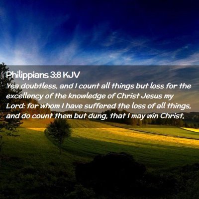 Philippians 3:8 KJV Free Bible Images