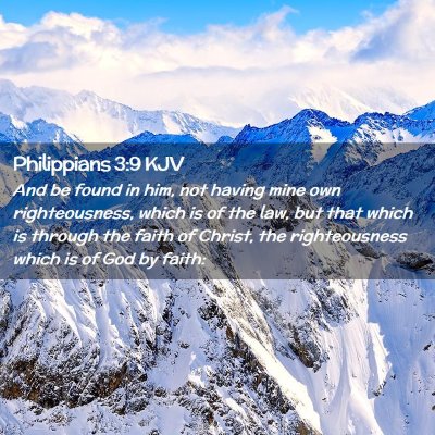 Philippians 3:9 KJV Free Bible Images