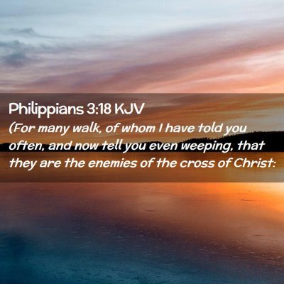 Philippians 3:18 KJV Free Bible Images