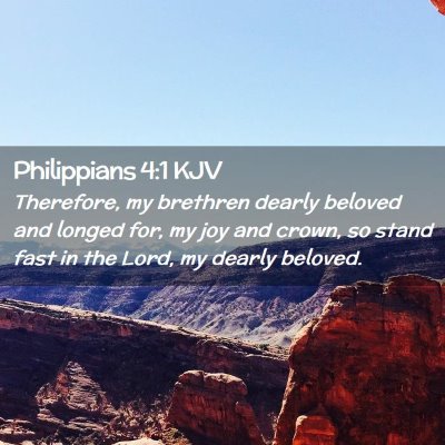 Philippians 4:1 KJV Free Bible Images