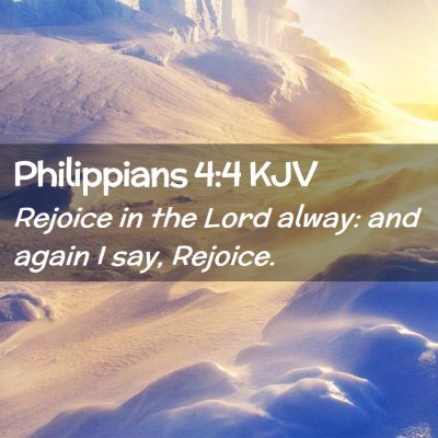 Philippians 4:4 KJV Free Bible Images