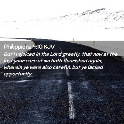 Philippians 4:10 KJV Free Bible Images