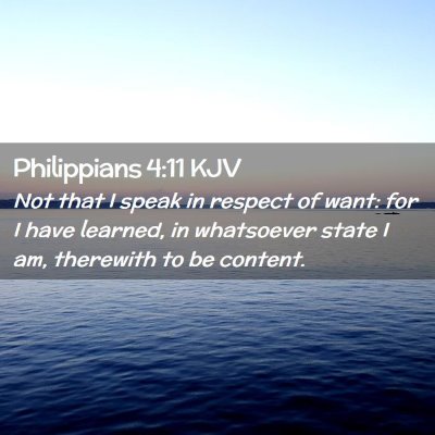 Philippians 4:11 KJV Free Bible Images