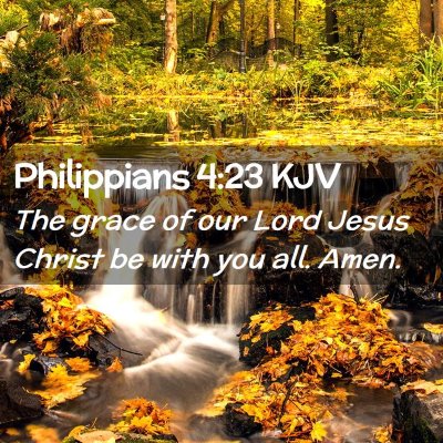 Philippians 4:23 KJV Free Bible Images