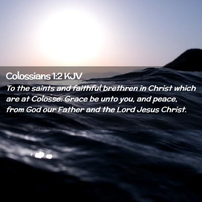 Colossians 1:2 KJV Free Bible Images