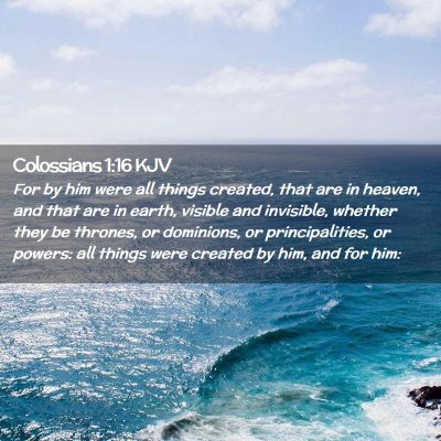 Colossians 1:16 KJV Free Bible Images