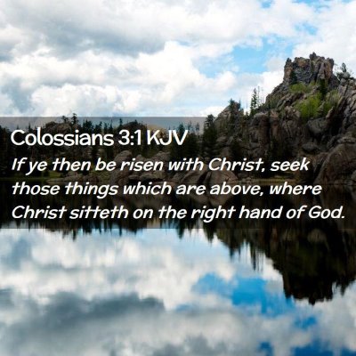 Colossians 3:1 KJV Free Bible Images