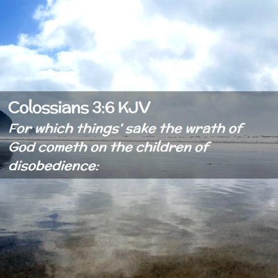 Colossians 3:6 KJV Free Bible Images