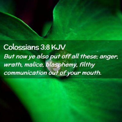 Colossians 3:8 KJV Free Bible Images