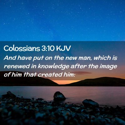 Colossians 3:10 KJV Free Bible Images