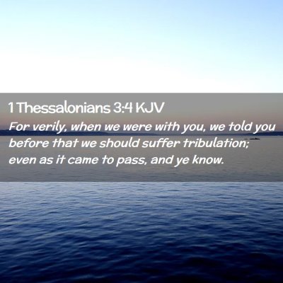 1 Thessalonians 3:4 KJV Free Bible Images