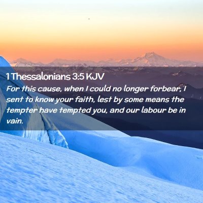 1 Thessalonians 3:5 KJV Free Bible Images