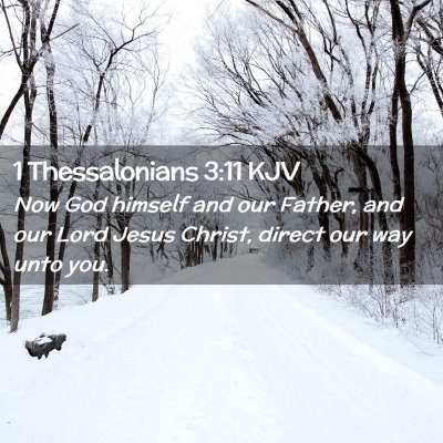 1 Thessalonians 3:11 KJV Free Bible Images