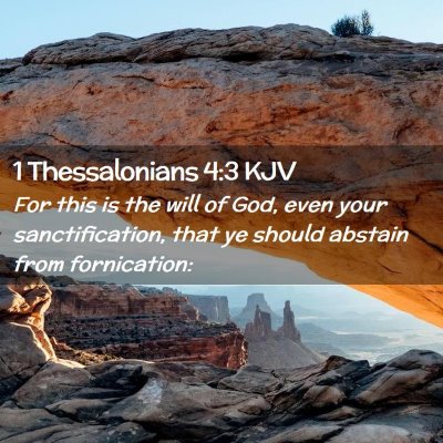 1 Thessalonians 4:3 KJV Free Bible Images