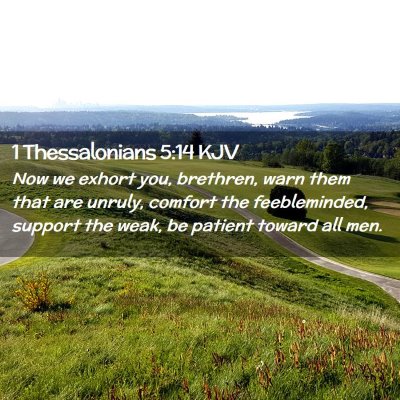 1 Thessalonians 5:14 KJV Free Bible Images