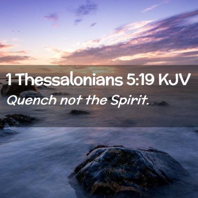 1 Thessalonians 5:19 KJV Free Bible Images