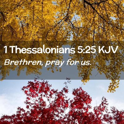 1 Thessalonians 5:25 KJV Free Bible Images