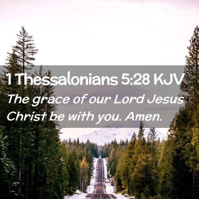 1 Thessalonians 5:28 KJV Free Bible Images