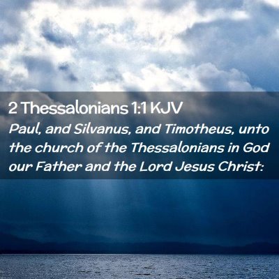 2 Thessalonians 1:1 KJV Free Bible Images