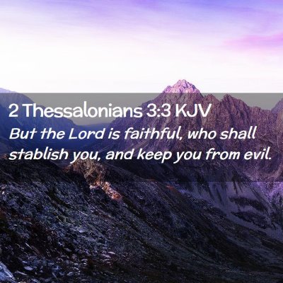 2 Thessalonians 3:3 KJV Free Bible Images