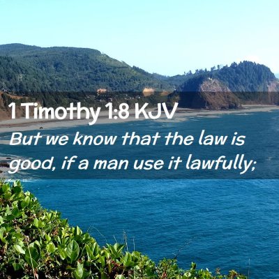 1 Timothy 1:8 KJV Free Bible Images