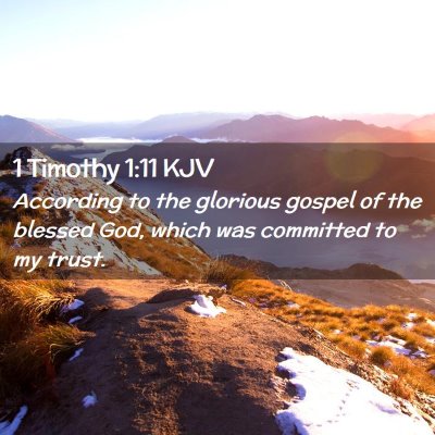 1 Timothy 1:11 KJV Free Bible Images