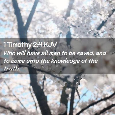 1 Timothy 2:4 KJV Free Bible Images