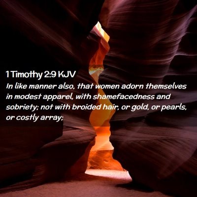 1 Timothy 2:9 KJV Free Bible Images