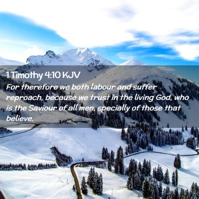 1 Timothy 4:10 KJV Free Bible Images