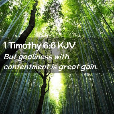 1 Timothy 6:6 KJV Free Bible Images