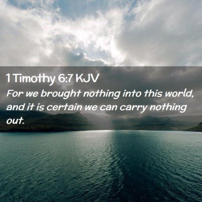 1 Timothy 6:7 KJV Free Bible Images