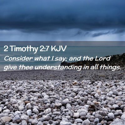 2 Timothy 2:7 KJV Free Bible Images