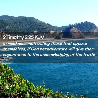 2 Timothy 2:25 KJV Free Bible Images